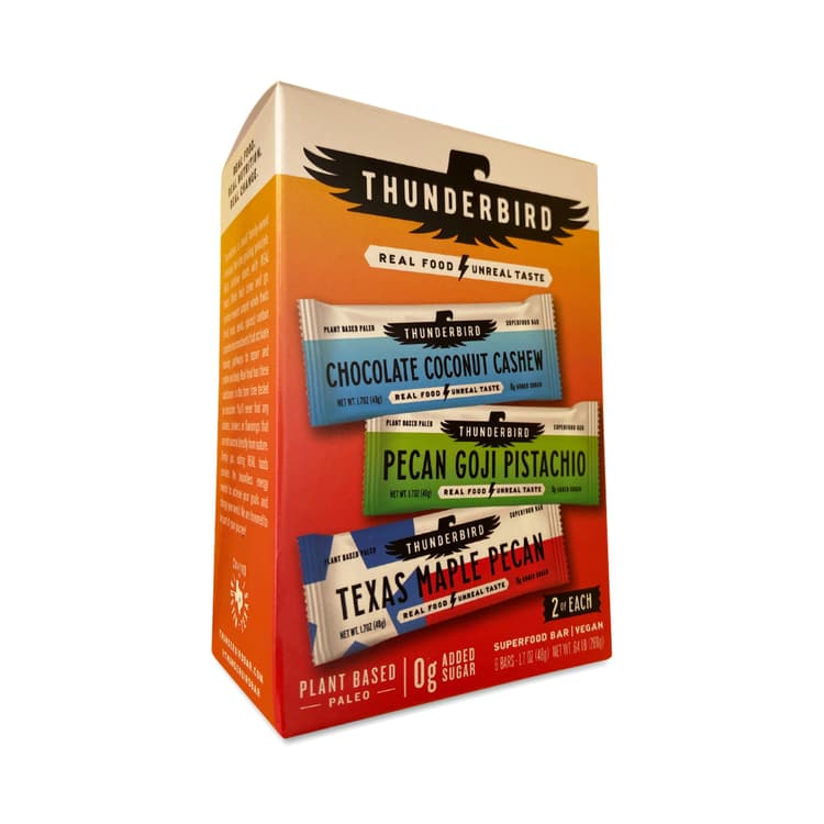 Superfood Bars Variety Pack, Texas Maple Pecan, Pecan Goji Pistachio, & Chocolate Coconut Cashew