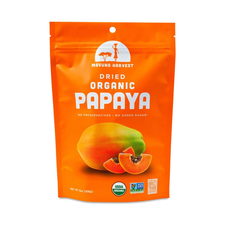 Mavuno Harvest Organic Dried Papaya