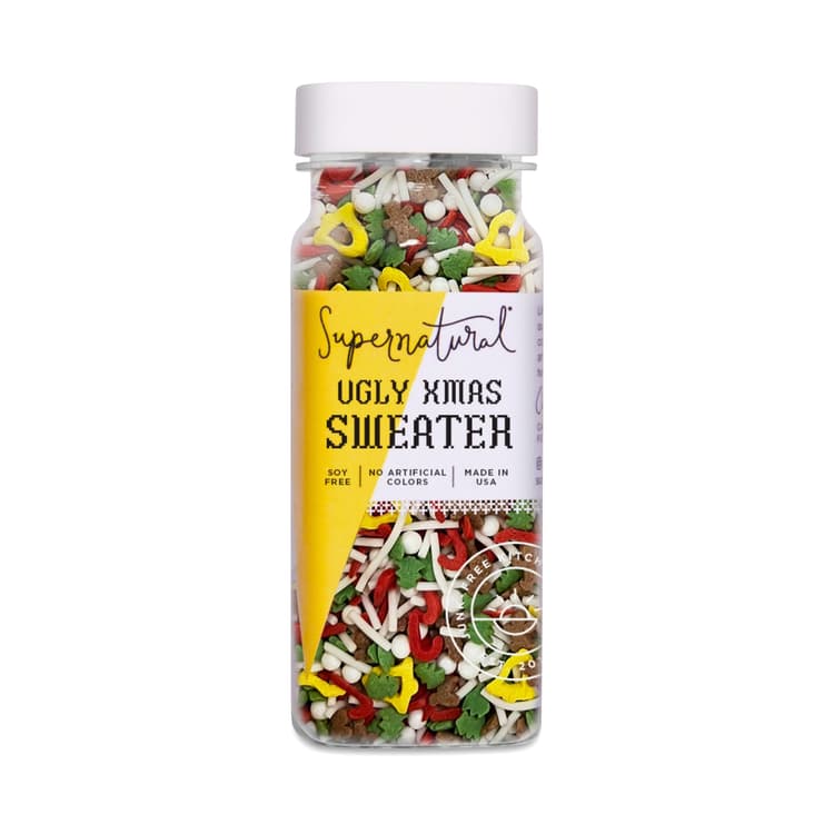 Supernatural Natural Confetti Sprinkles, Ugly Xmas Sweater