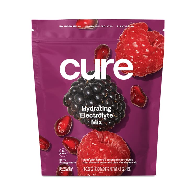 Cure Hydration Hydrating Electrolyte Mix, Berry Pomegranate