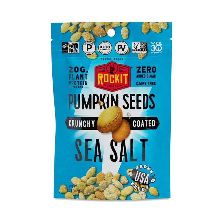 Crunchy Coated Pumpkin Seeds, Sea Salt