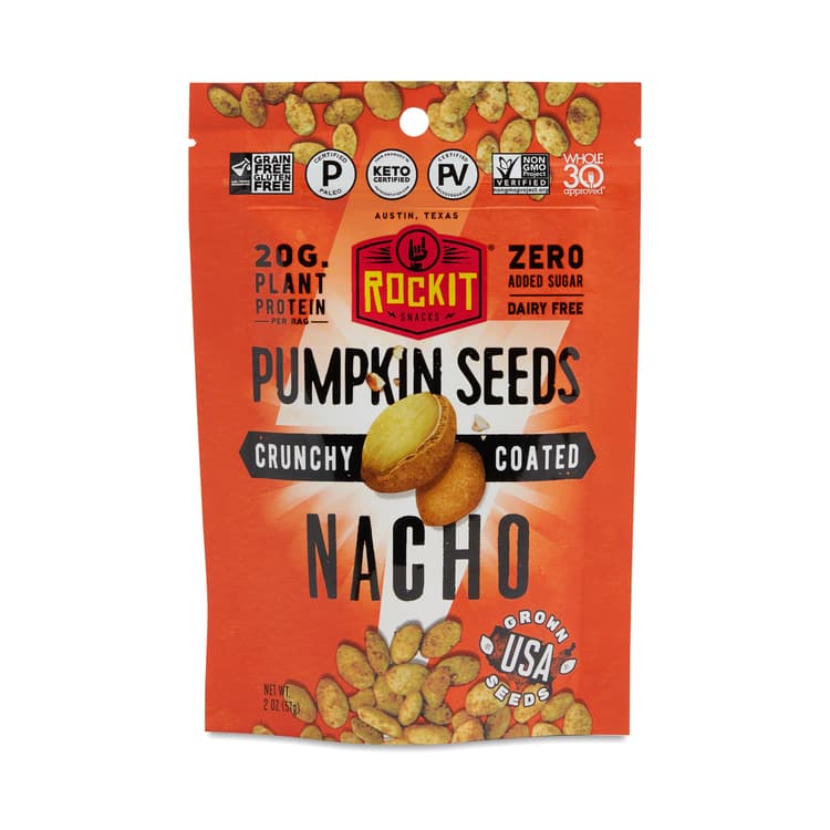 Crunchy Coated Pumpkin Seeds, Nacho