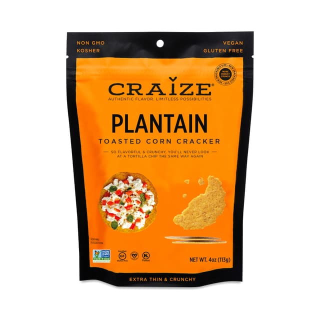 Is it Barley Free? Craize Toasted Corn Crackers, Plantain