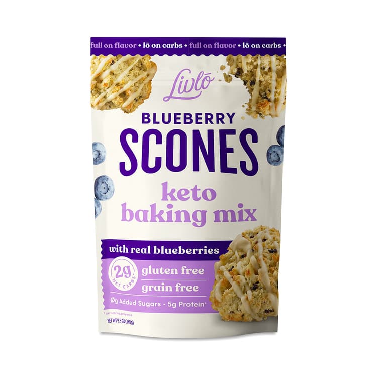 Livlo Keto Blueberry Scones Baking Mix