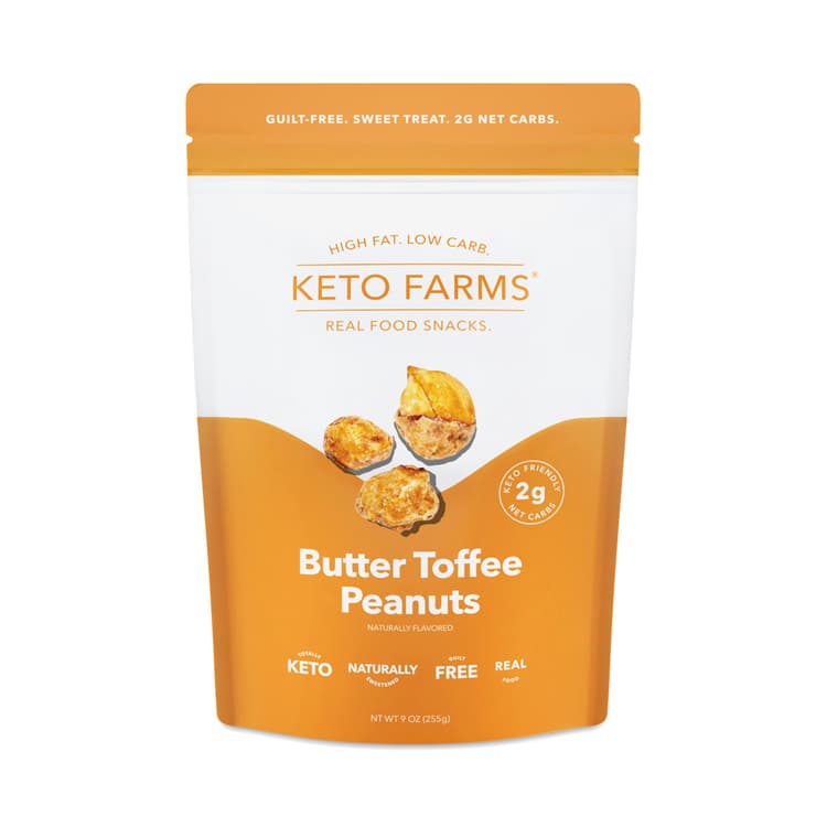 Keto Candied Nuts, Butter Toffee Peanuts