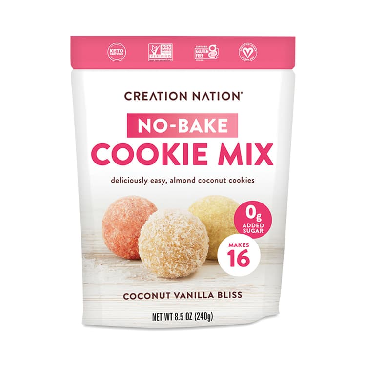 Creation Nation No Bake Cookie Mix, Coconut Vanilla Bliss