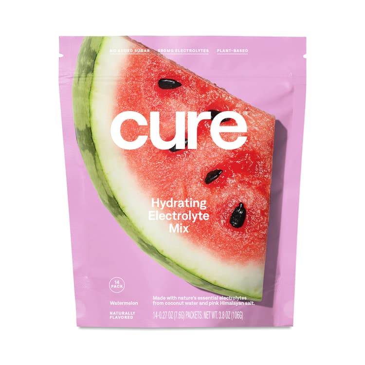 Cure Hydration Hydrating Electrolyte Drink Mix Watermelon