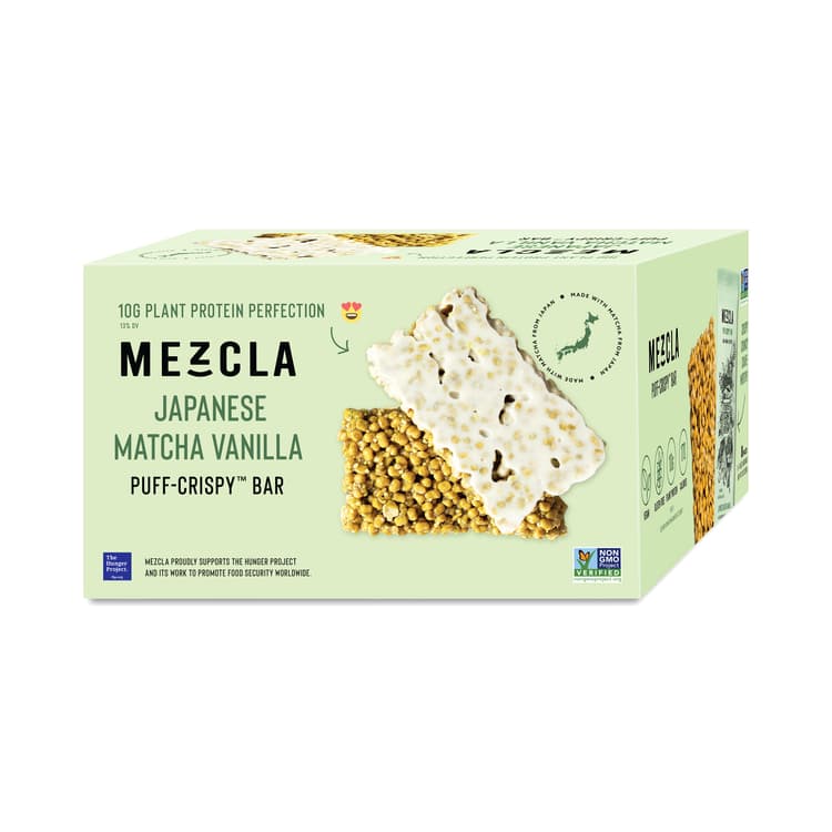 Mezcla Puff-Crispy Bar, Japanese Matcha Vanilla