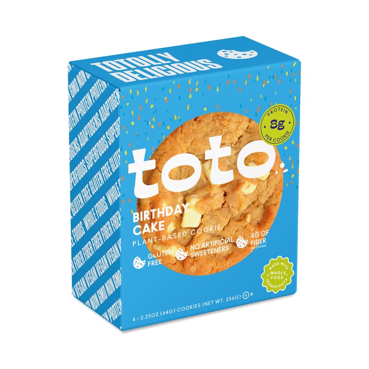 Toto Foods Functional Cookie, Birthday Cake