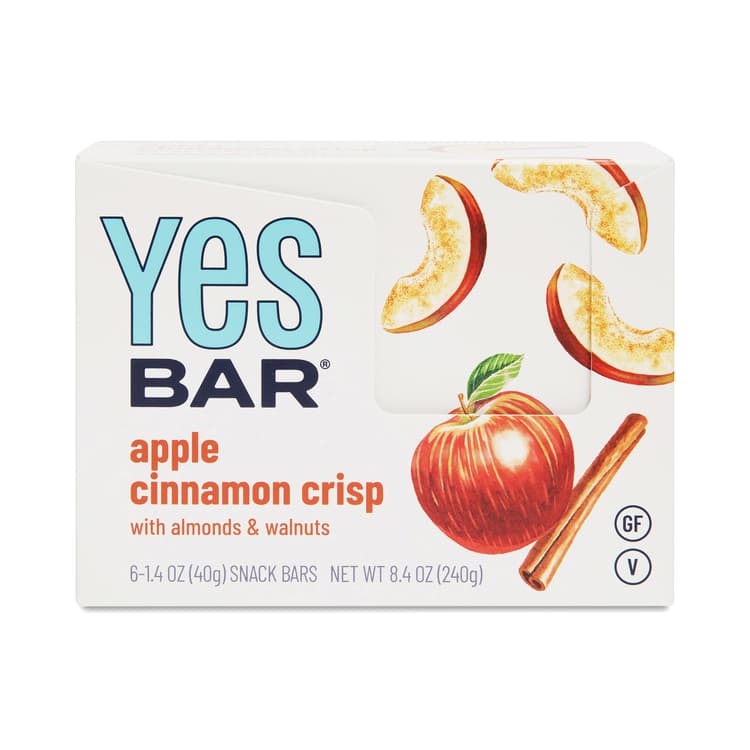 Yes Bar Apple Cinnamon Crisp Bars