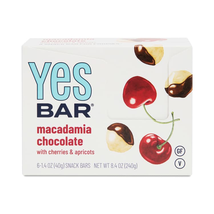 Yes Bar Macadamia Chocolate Bars