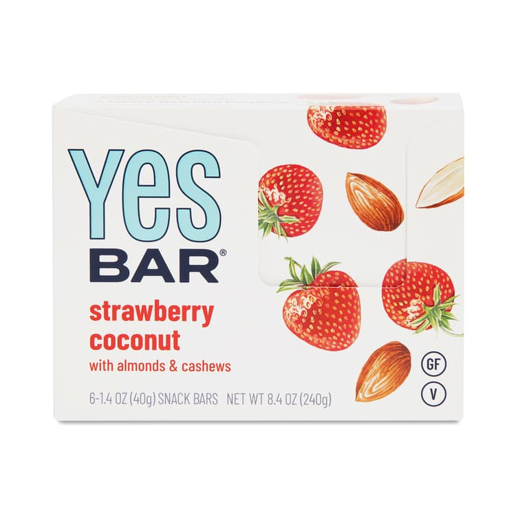 Yes Bar Strawberry Coconut Bars