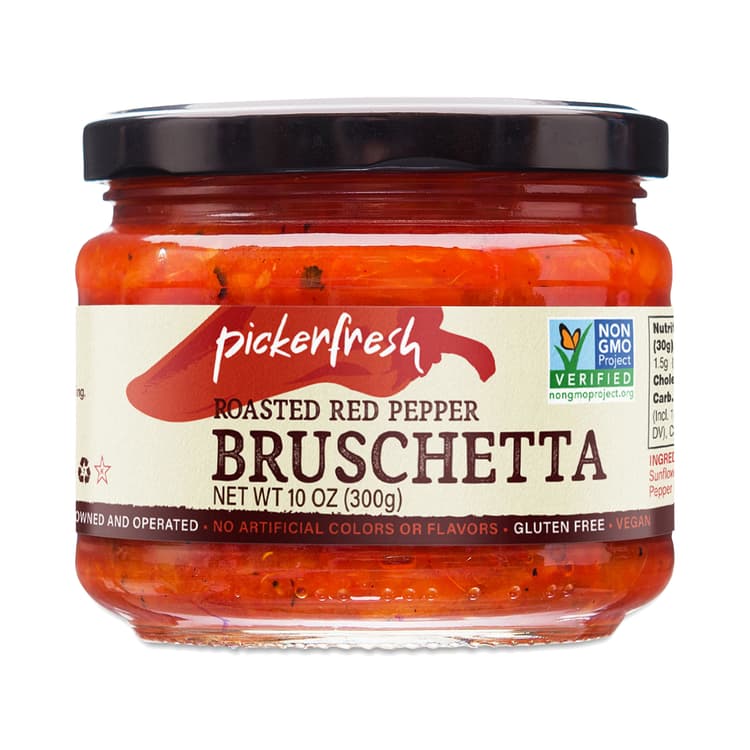 Pickerfresh Roasted Red Pepper Bruschetta