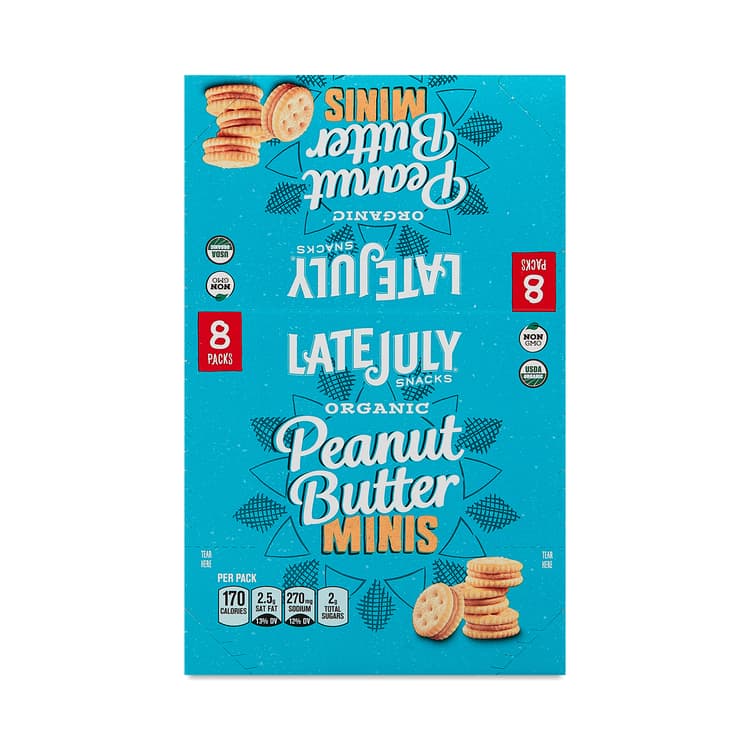 Organic Mini Peanut Butter Sandwich Crackers