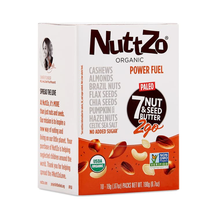 Organic Power Fuel, 7-Nut & Seed Butter, To-Go