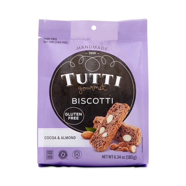 Gluten Free Cocoa & Almond Biscotti