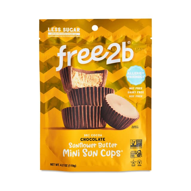 Is it Wheat Free? Free2b Chocolate Sunflower Butter Mini