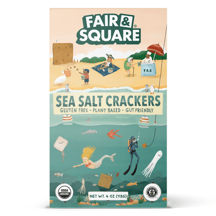Fair And Square Organic Sea Salt Crackers