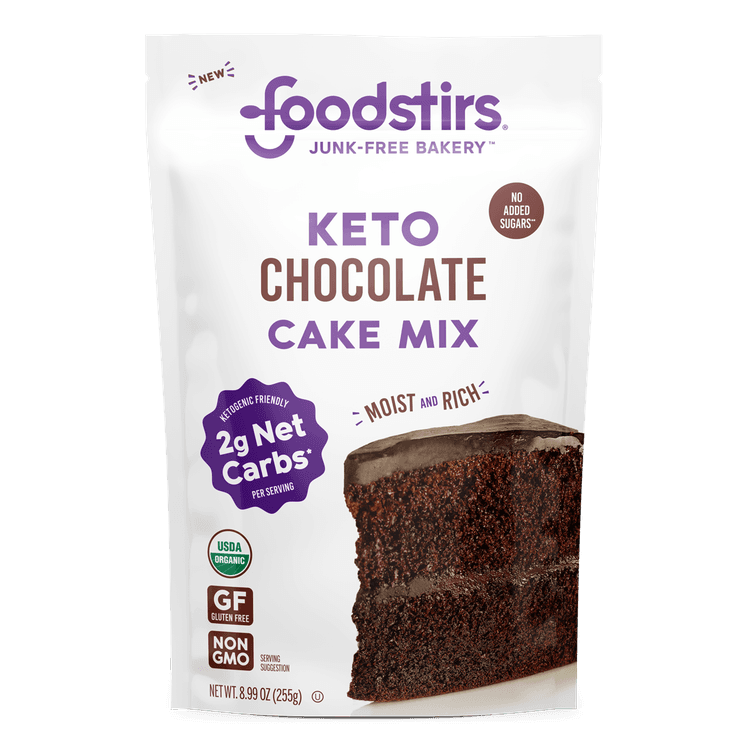 Keto Dry Baking Mix, Chocolate Cake
