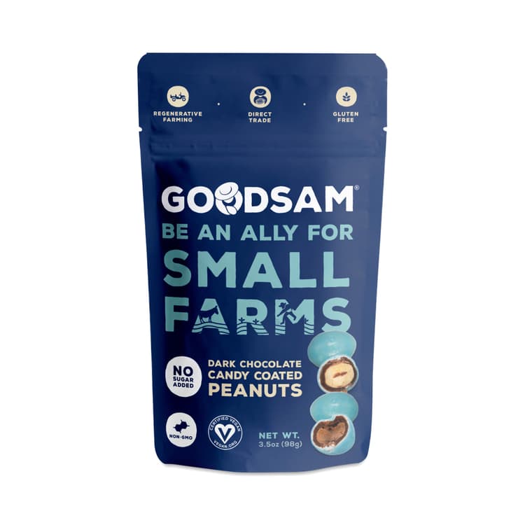 Goodsam No Sugar Added Dark Chocolate Candy Coated Peanuts