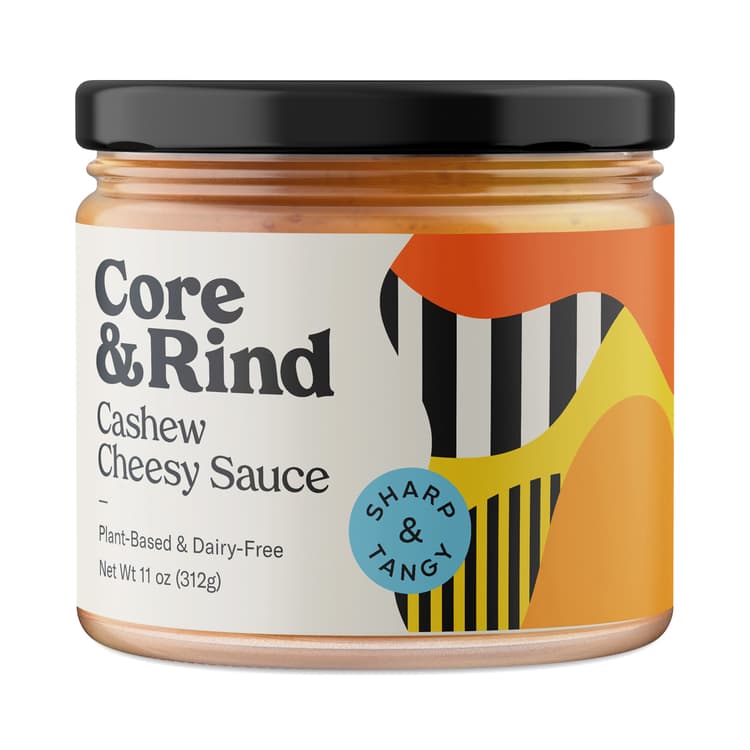 Core + Rind Cashew Cheesy Sauce, Sharp And Tangy