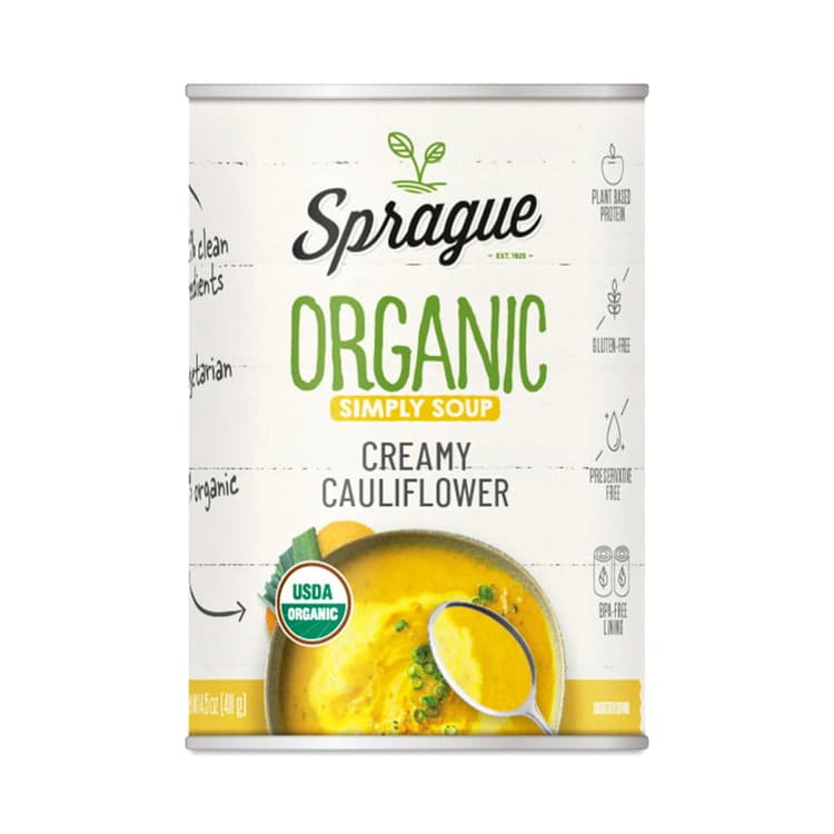 Organic Creamy Cauliflower Soup
