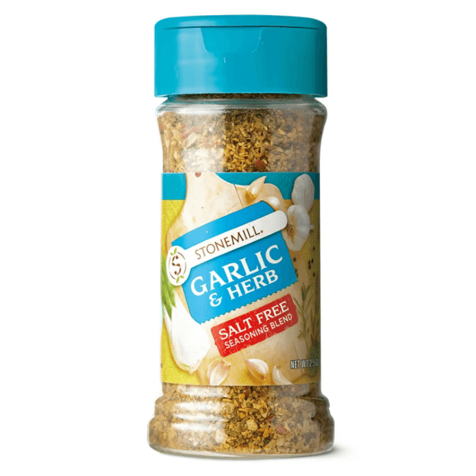 Stonemill Garlic & Herb Salt Free Seasoning Blend
