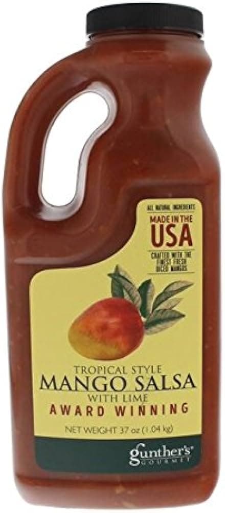 Gunther'S Gourmet Tropical Style Mango Salsa With Lime