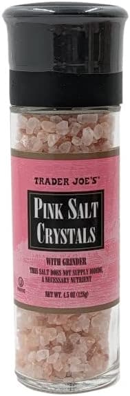 Trader Joe'S Pink Salt Crystals With Grinder