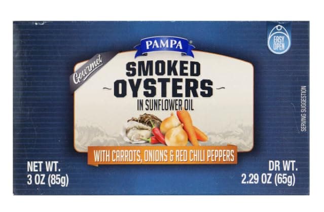 Pampa Smoked Oysters In Sunflower Oil