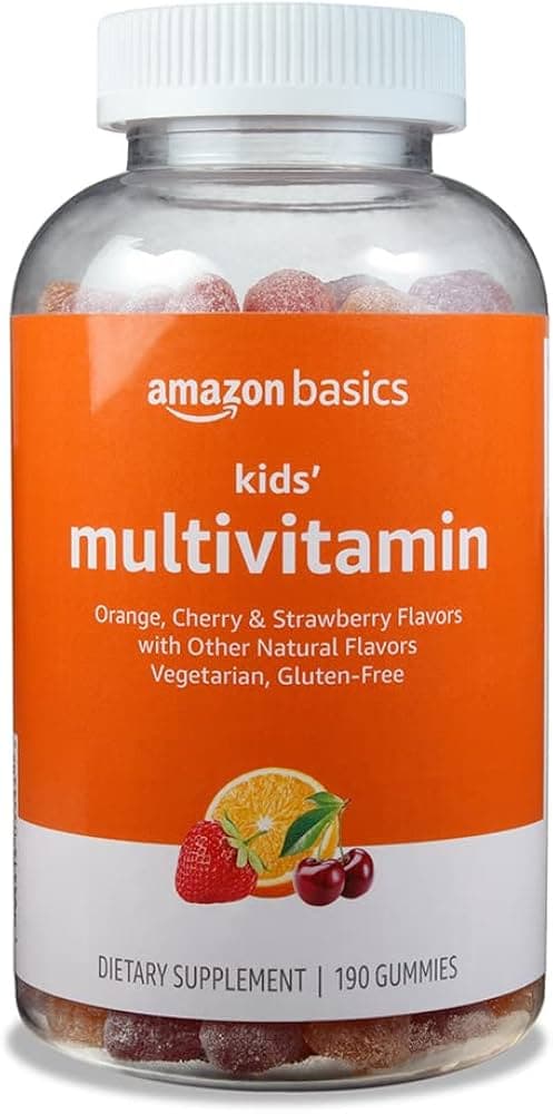 Amazon Kids' Multivitamin Dietary Supplement 190 Gummies