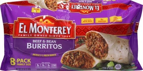 El Monterey Beef & Bean Burritos