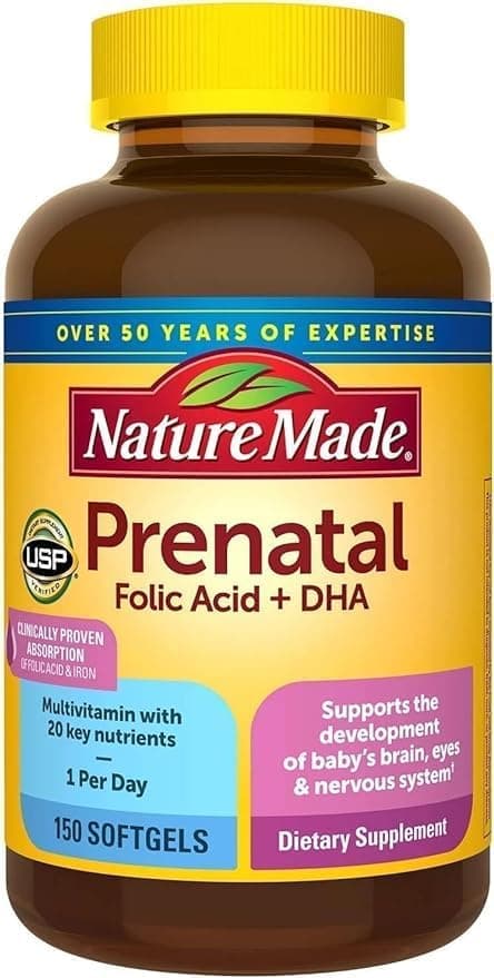 Nature Made Prenatal Folic Acid + Dha Softgels