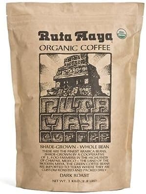 Ruta Maya 100% Organic Coffee Dark Roast Coffee Beans