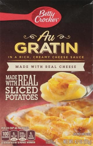 Is it Black Pepper Free? Betty Crocker Potatoes Au Gratin Box