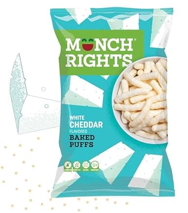 Monch Rights White Cheddar Baked Puffs