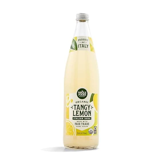 Whole Foods Market Organic Tangy Lemon Italian Soda
