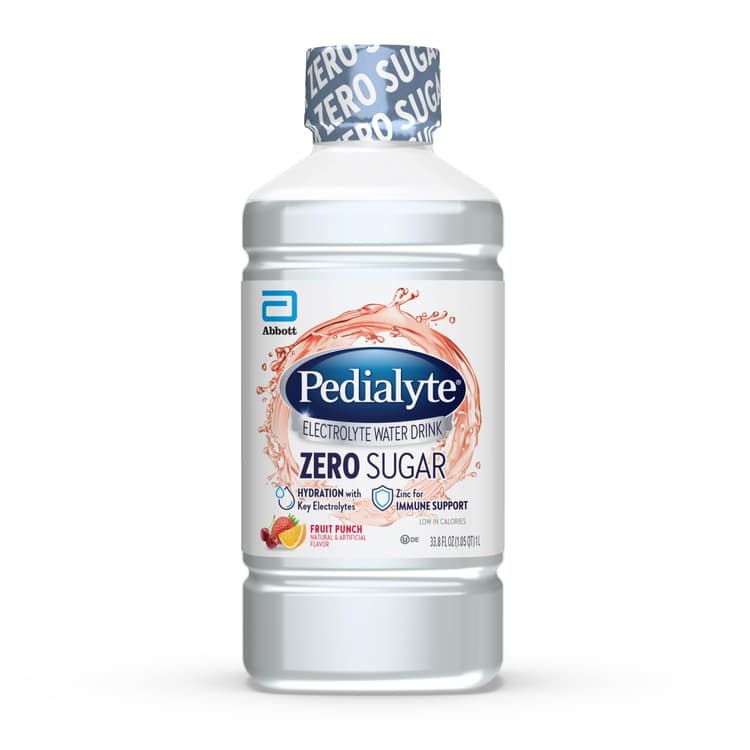 Pedialyte Zero Sugar Sports Drink - Fruit Punch