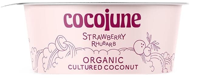 Cocojune Strawberry Rhubarb Organic Cultured Coconut