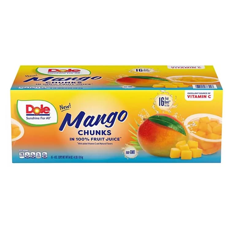 Dole Mango Chunks In 100% Fruit Juice
