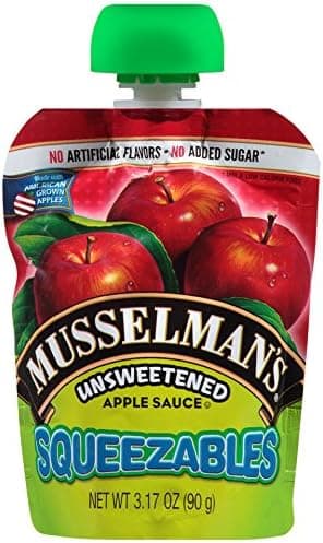 Musselman'S Squeezables Unsweetened Apple Sauce