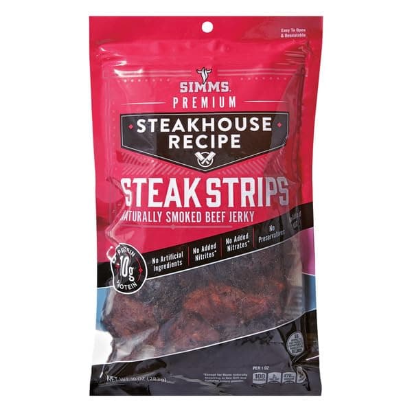 Simms Premium Steakhouse Recipe Steak Strips