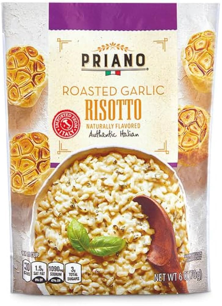 Priano Authentic Italian Roasted Garlic Risotto