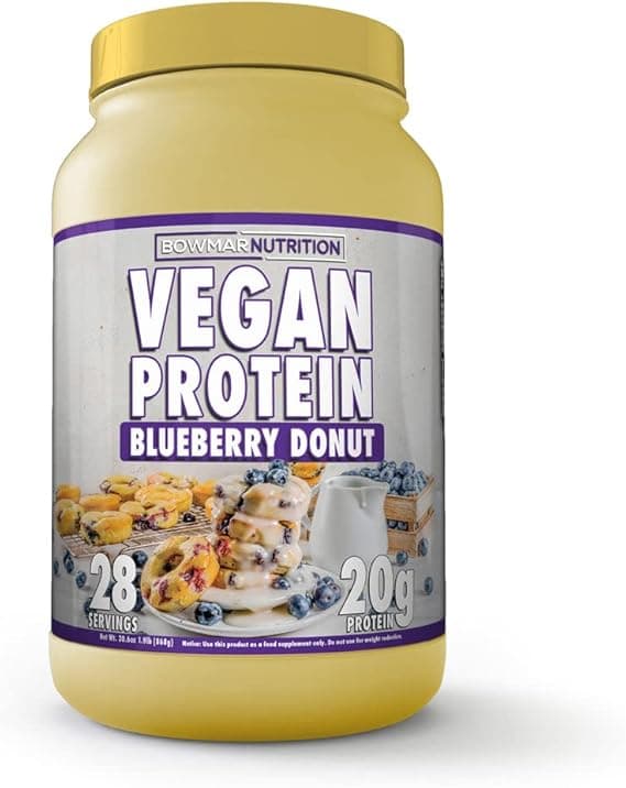 Bowmar Nutrition Vegan Protein Blueberry Donut