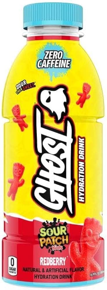 Ghost Hydration Drink Sour Patch Kids Redberry