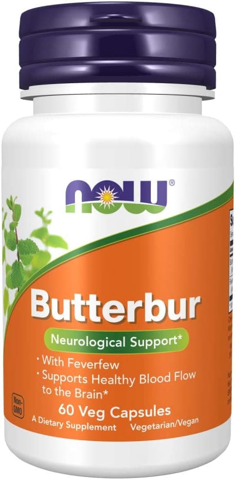 Now Butterbur Neurological Support, 60 Capsules