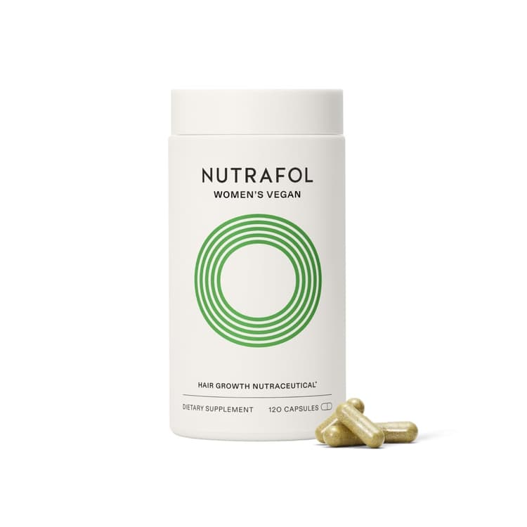 Nutrafol Women'S Vegan Hair Growth Nutraceutical Dietary Supplement, 120 Capsules