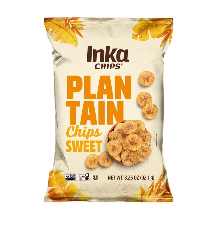 Inka Crops Plantain Chips, Sweet