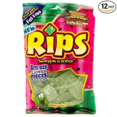 Rips Watermelon Bite-Size Licorice