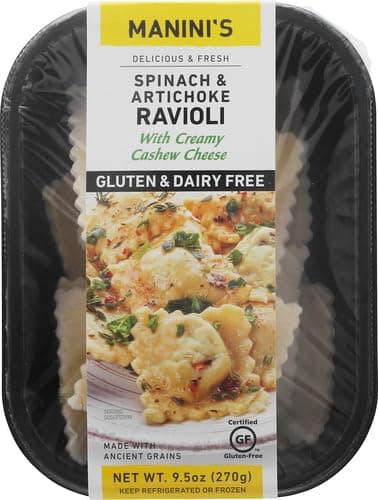 Manini’S Spinach & Artichoke Ravioli